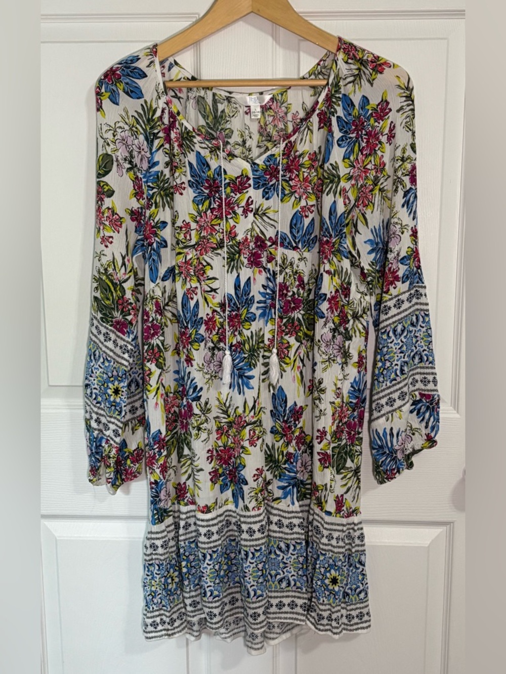 Floral Dress or Bathing Suit Coverup Sz Large